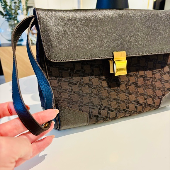 DUNHILL Unisex Pochette Clutch Brown Authentic!!!! - Picture 8 of 13